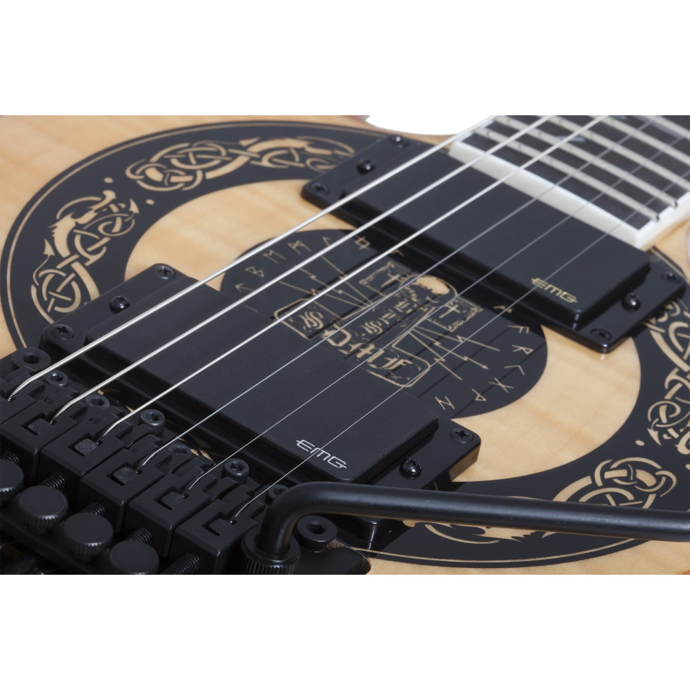 Schecter Warhammer FR Norse Dragon RawTop