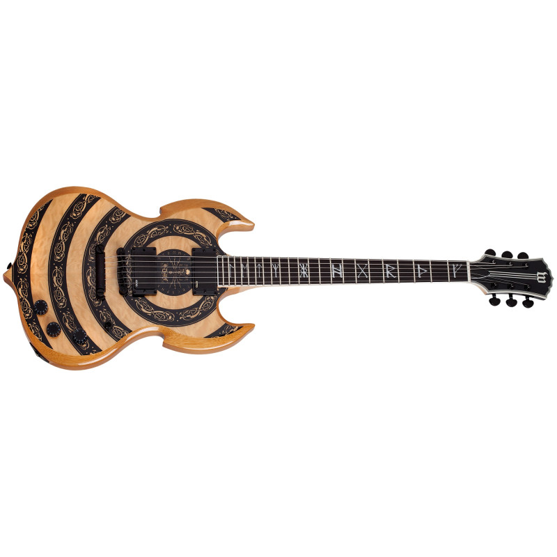 Schecter Barbarian Norse Dragon RawTop