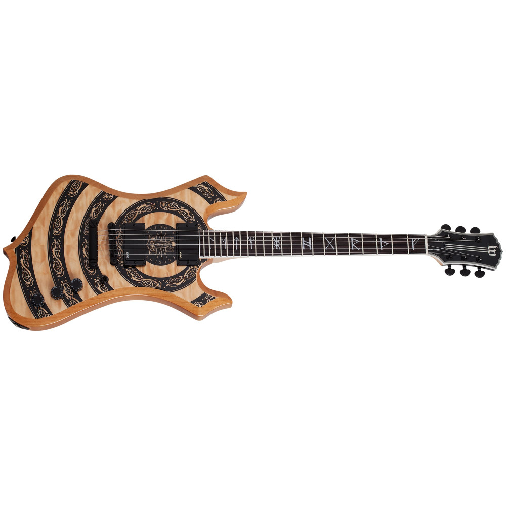 Schecter Nomad Norse Dragon RawTop