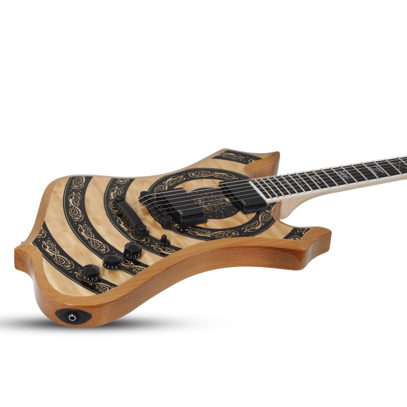 Schecter Nomad Norse Dragon RawTop