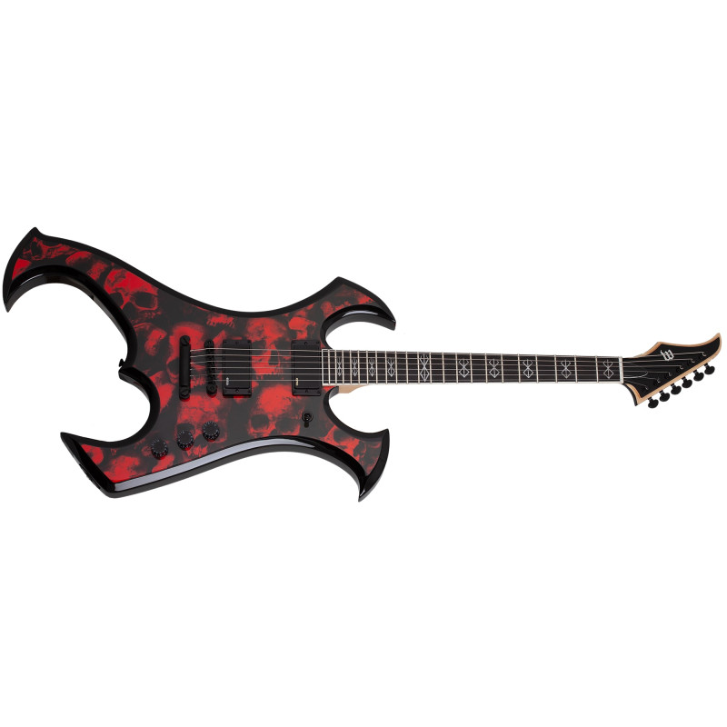 Schecter Berzerker Blood Skull