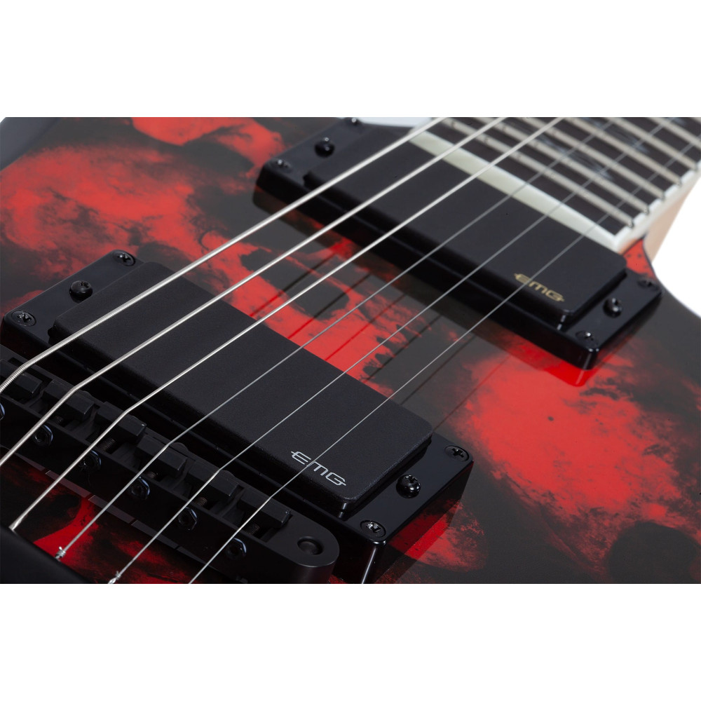 Schecter Berzerker Blood Skull