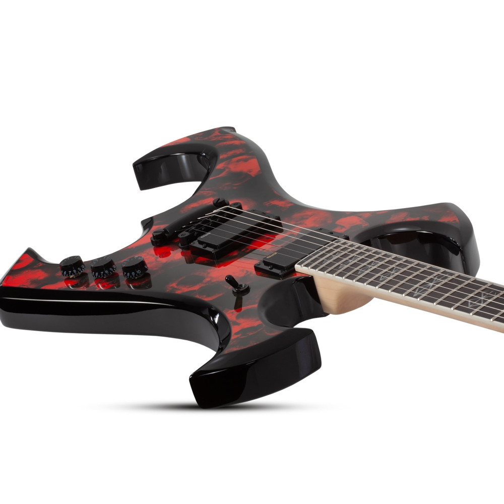 Schecter Berzerker Blood Skull