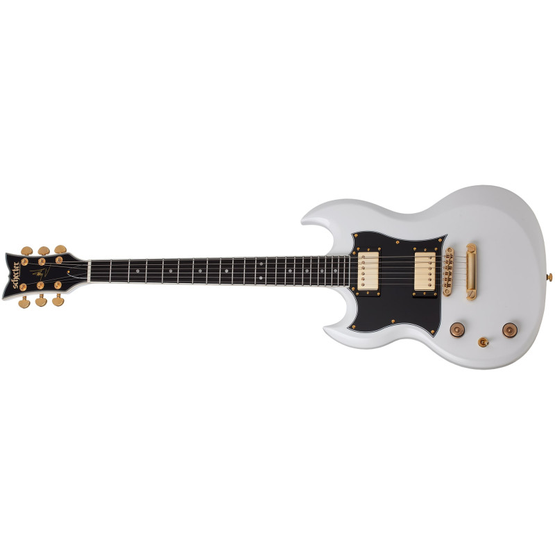 Schecter ZV-H6LLYW66D LH Gloss White