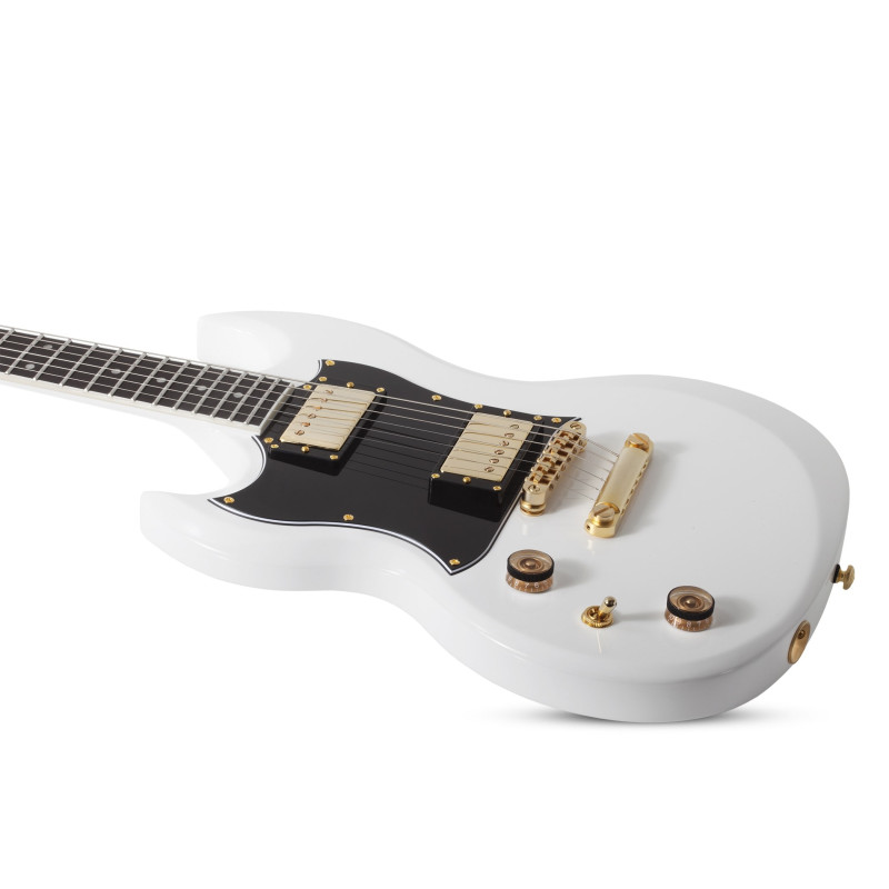 Schecter ZV-H6LLYW66D LH Gloss White