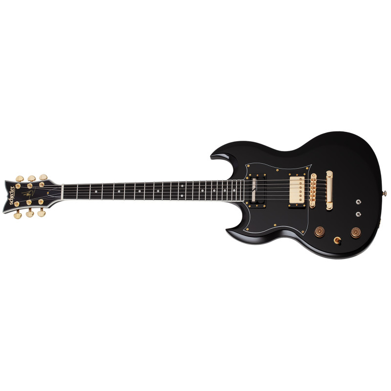 Schecter ZV-H6LLYW66D-S LH Gloss Black