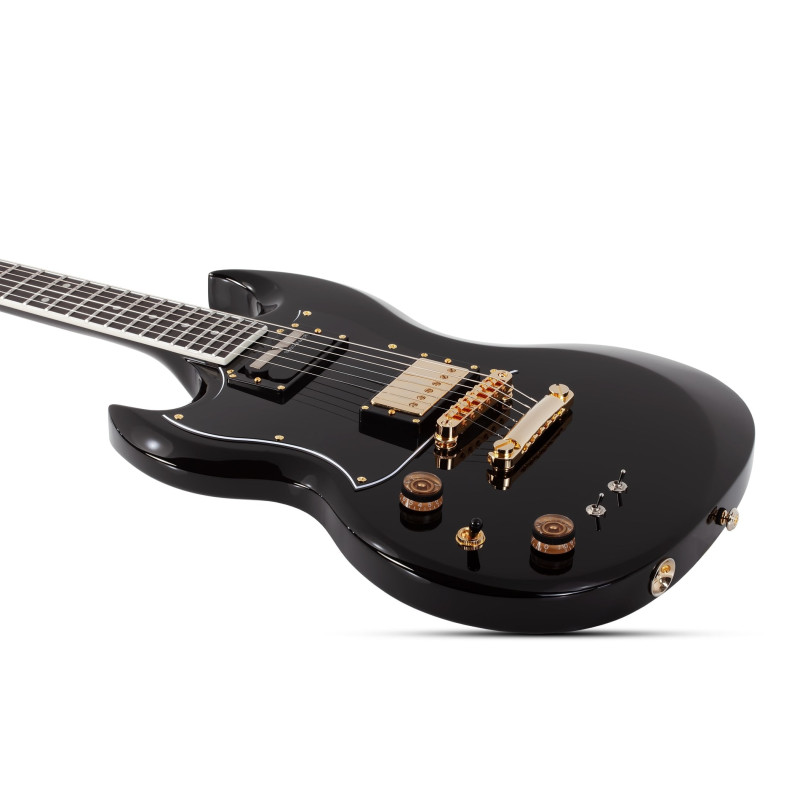 Schecter ZV-H6LLYW66D-S LH Gloss Black