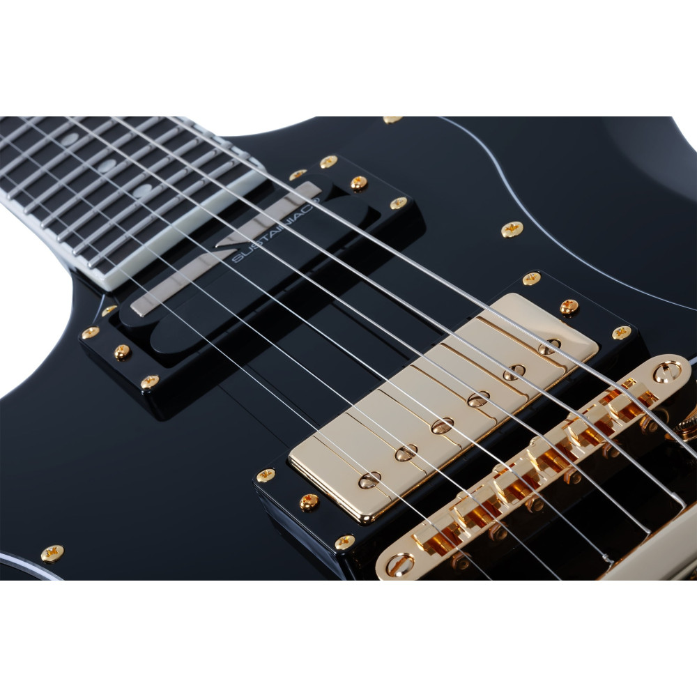 Schecter ZV-H6LLYW66D-S LH Gloss Black
