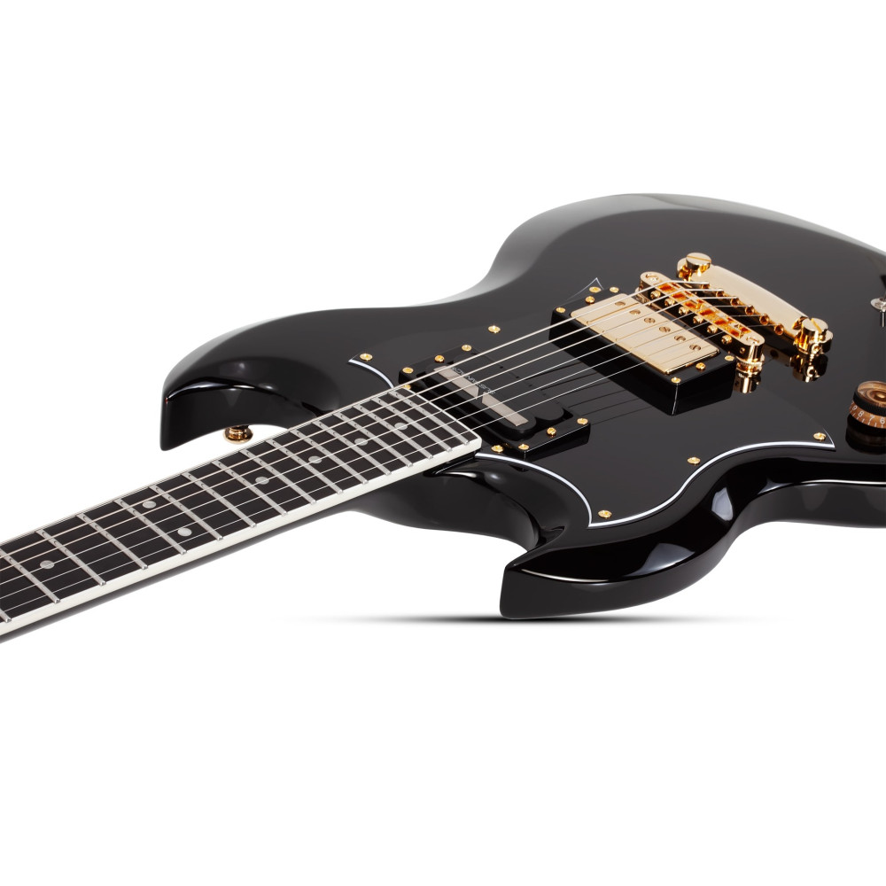 Schecter ZV-H6LLYW66D-S LH Gloss Black