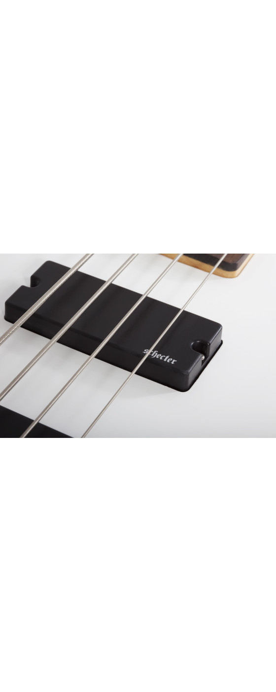 Schecter C-4 Deluxe Satin White