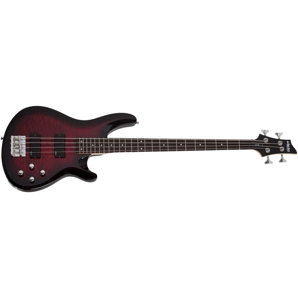 Schecter C-4 Plus See Through Cherry Burst