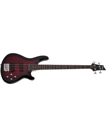 Schecter C-4 Plus See Through Cherry Burst