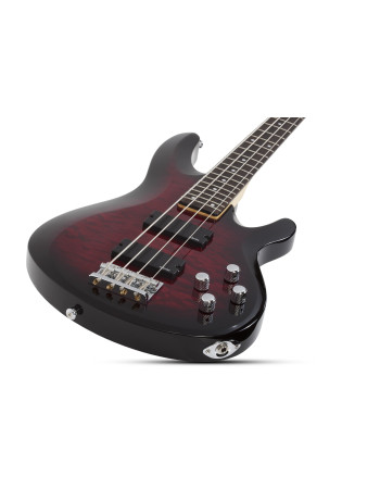 Schecter C-4 Plus See Through Cherry Burst