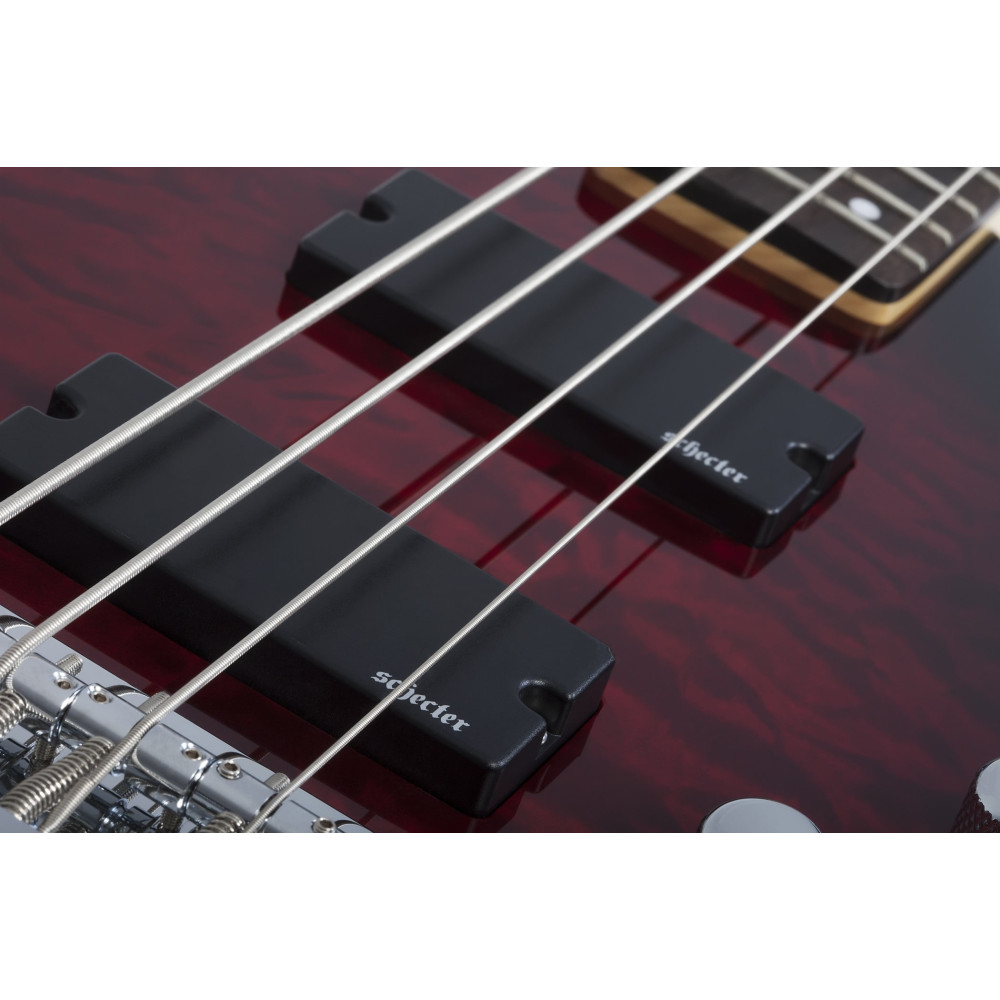 Schecter C-4 Plus See Through Cherry Burst