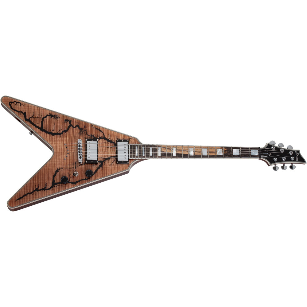 Schecter V-1 Electro-Resin Gloss Natural