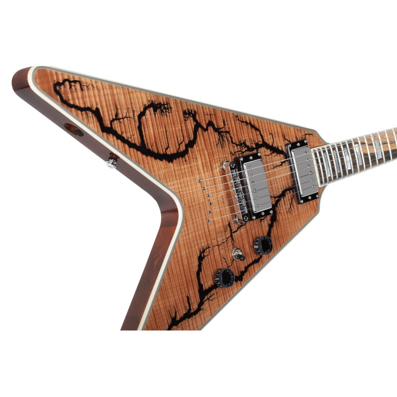 Schecter V-1 Electro-Resin Gloss Natural