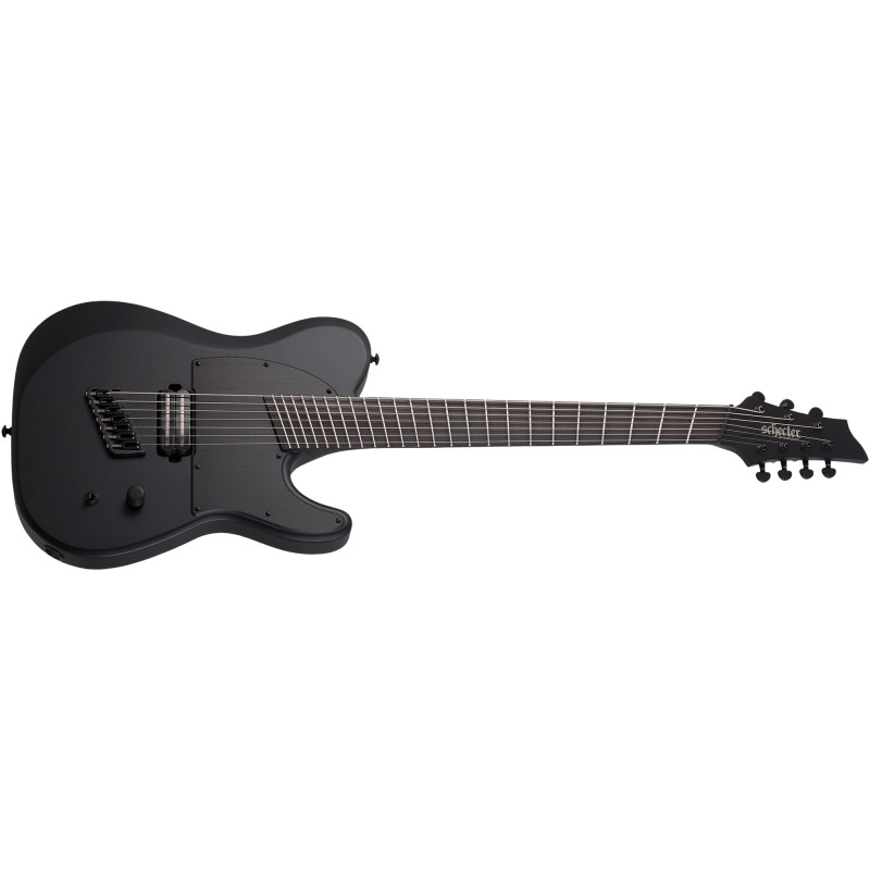 Schecter PT-7 MS Black Ops Satin Black Open Pore
