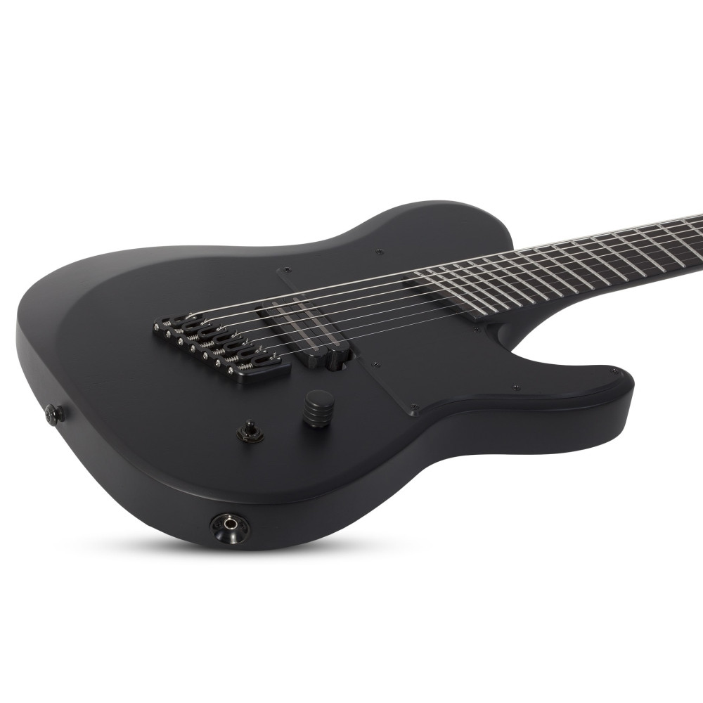 Schecter PT-7 MS Black Ops Satin Black Open Pore