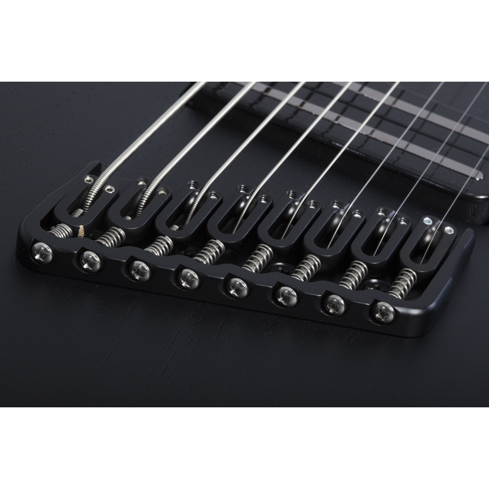 Schecter PT-8 MS Black Ops Satin Black Open Pore