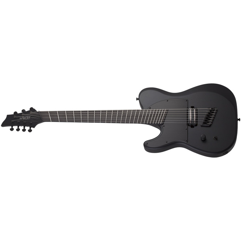 Schecter PT-7 MS Black Ops LH Satin Black Open Pore