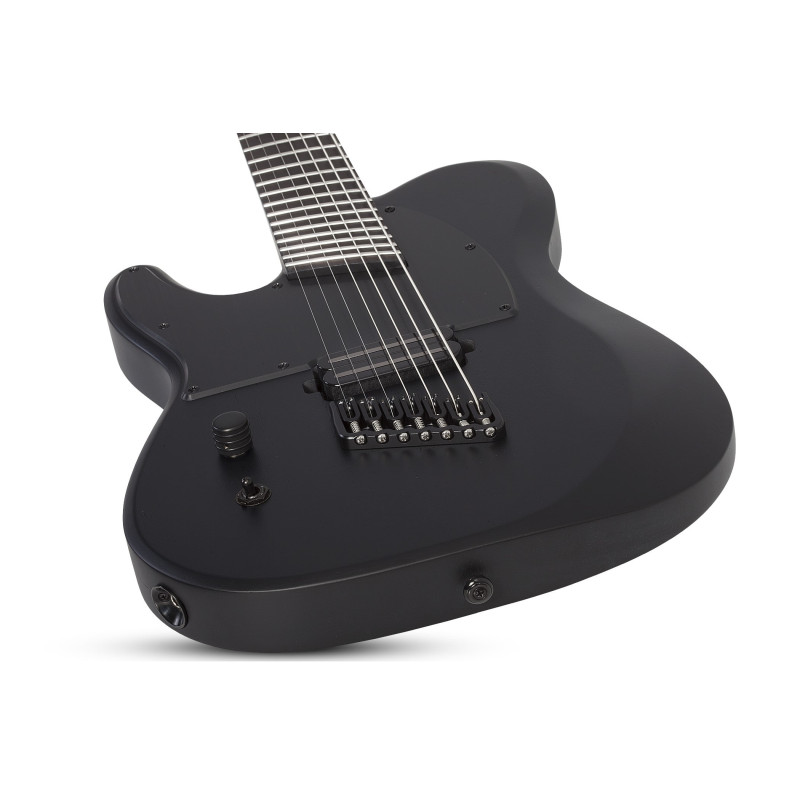 Schecter PT-7 MS Black Ops LH Satin Black Open Pore