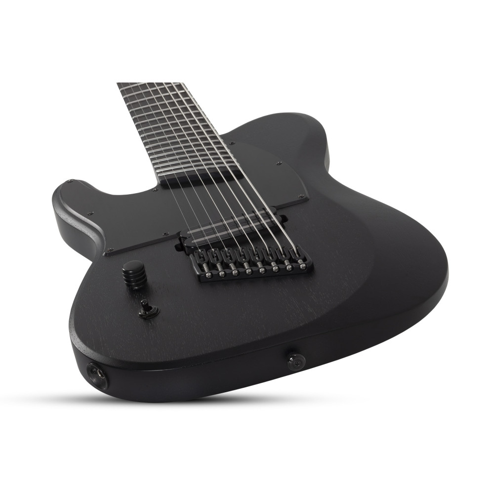 Schecter PT-8 MS Black Ops LH Satin Black Open Pore