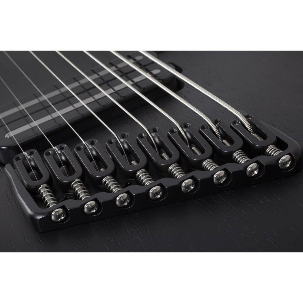 Schecter PT-8 MS Black Ops LH Satin Black Open Pore