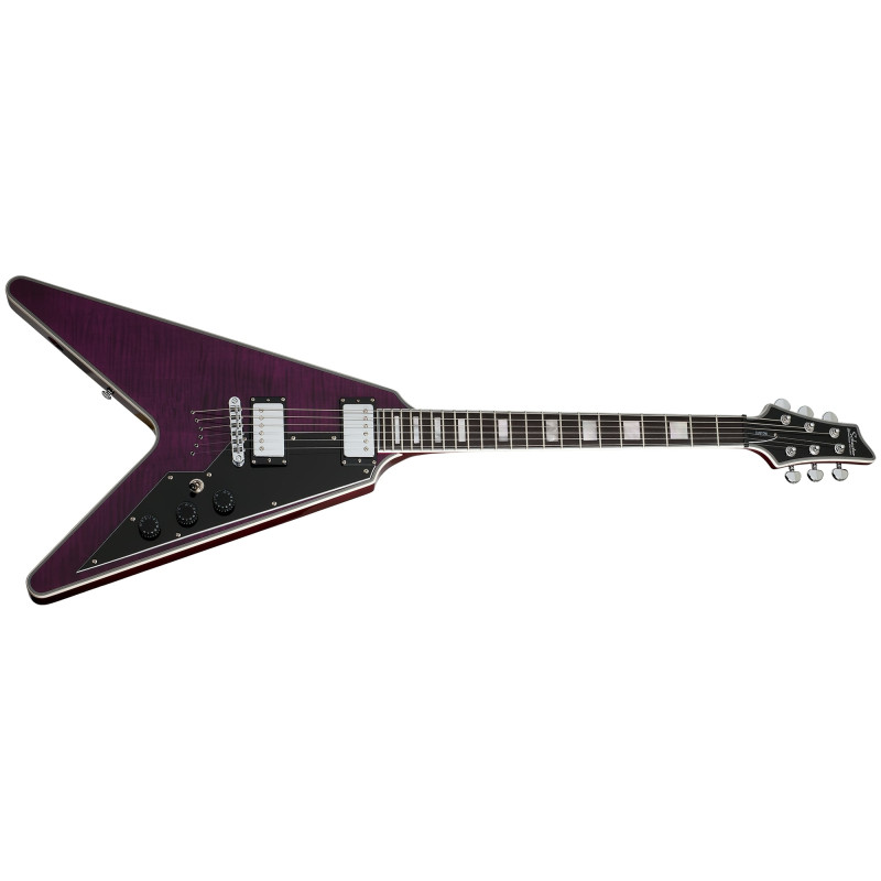 Schecter V-1 Custom Trans Purple