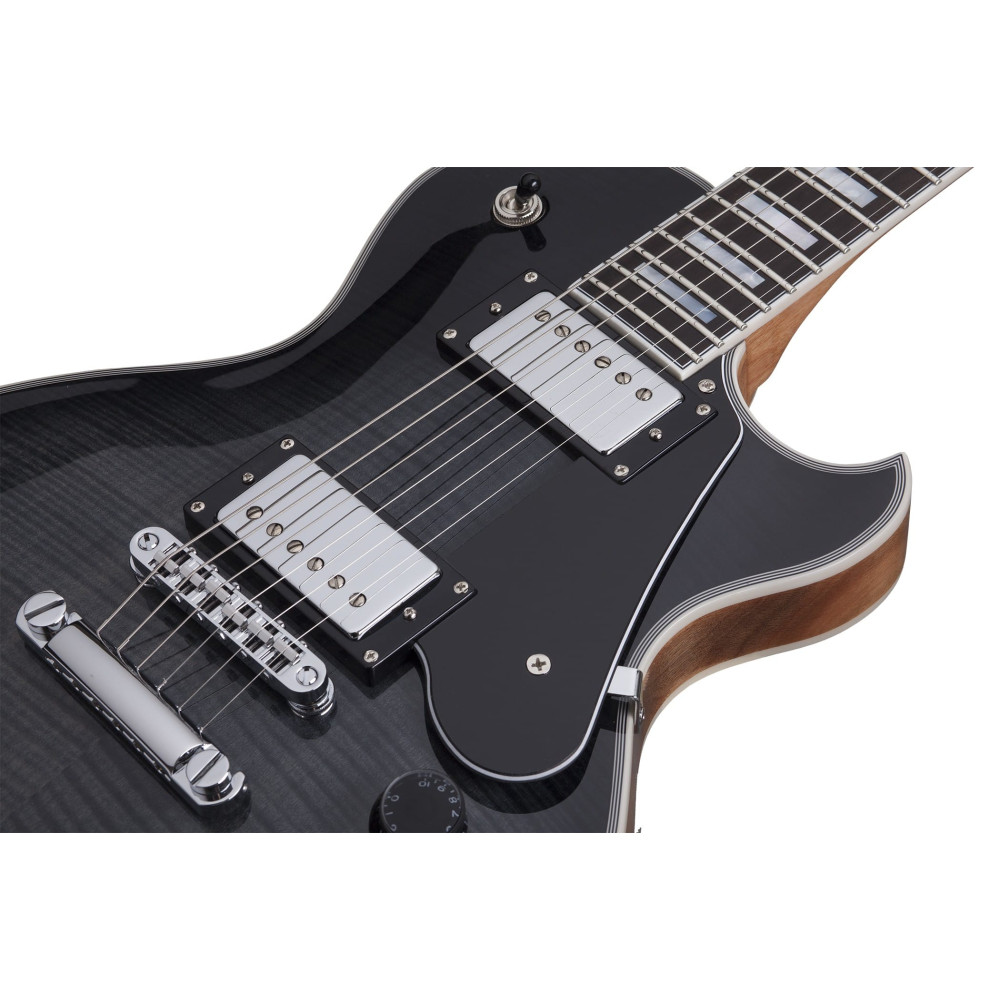 Schecter Solo-II Custom Trans Black Burst (TBB)