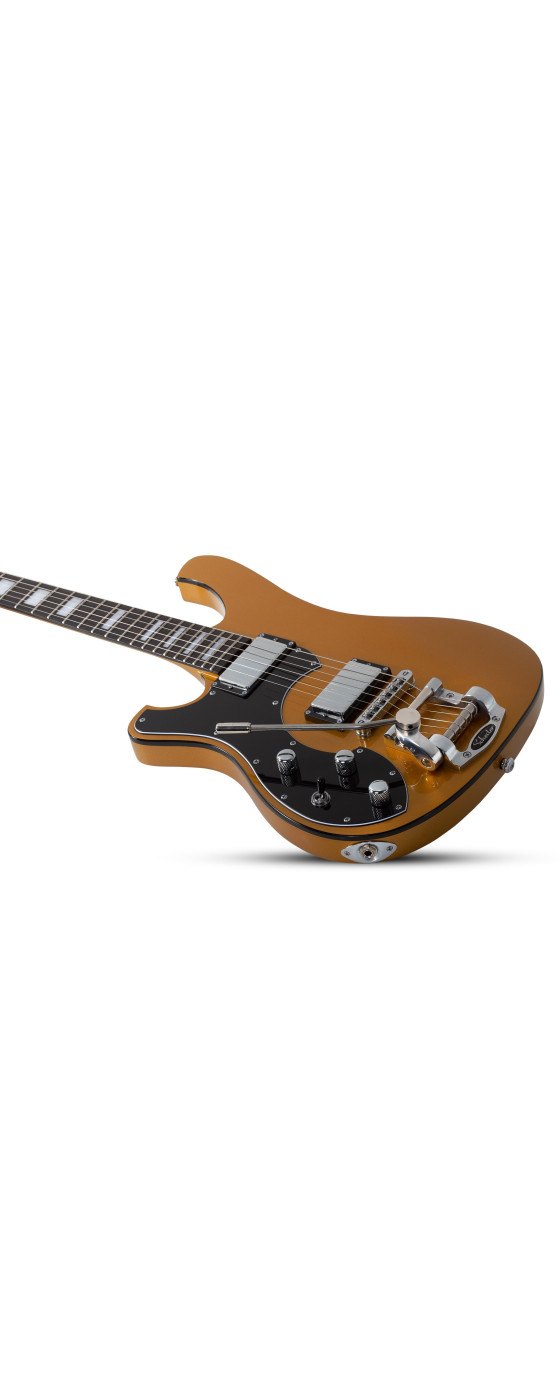 Schecter Stargazer-6 Vibrato LH Metallic Gold (MGLD)