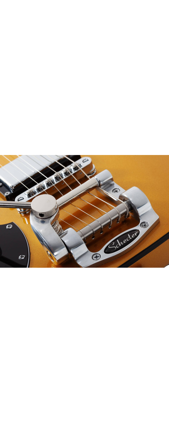 Schecter Stargazer-6 Vibrato LH Metallic Gold (MGLD)