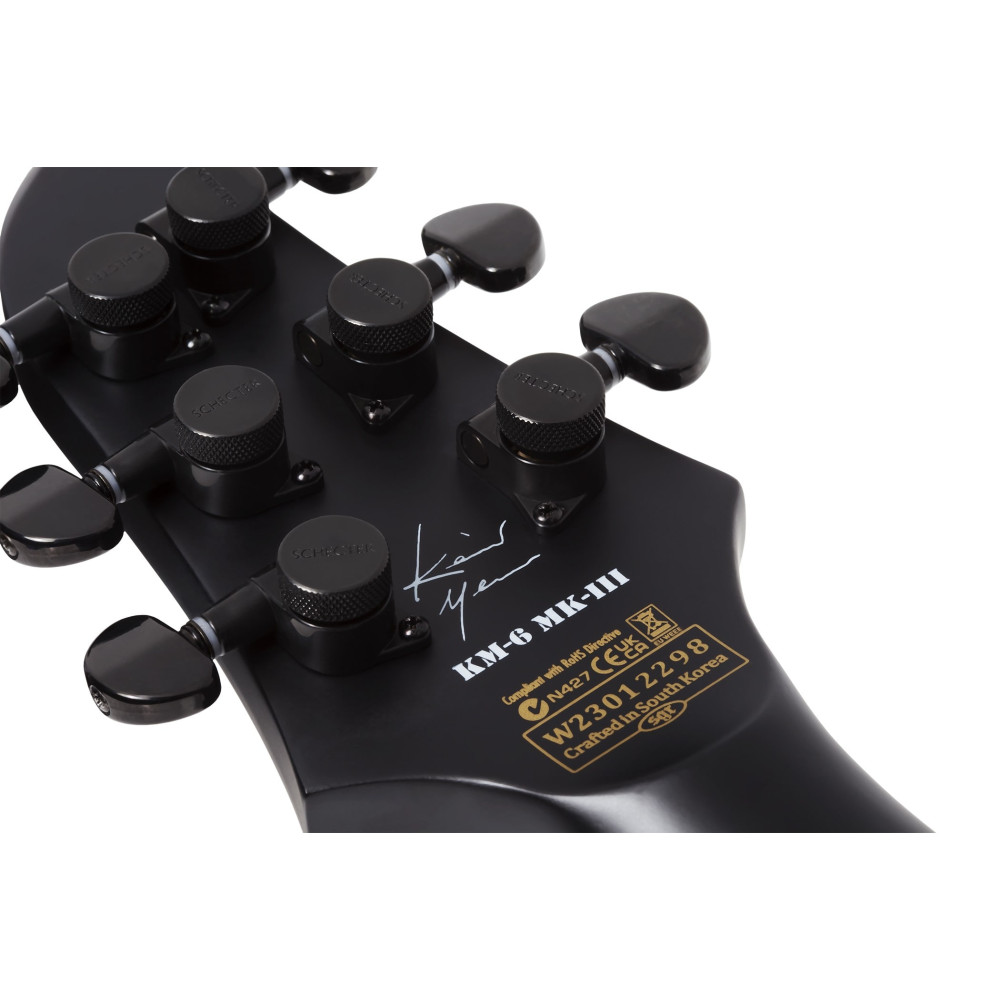 Schecter KM-6 MK-III Legacy Transparent Black Burst