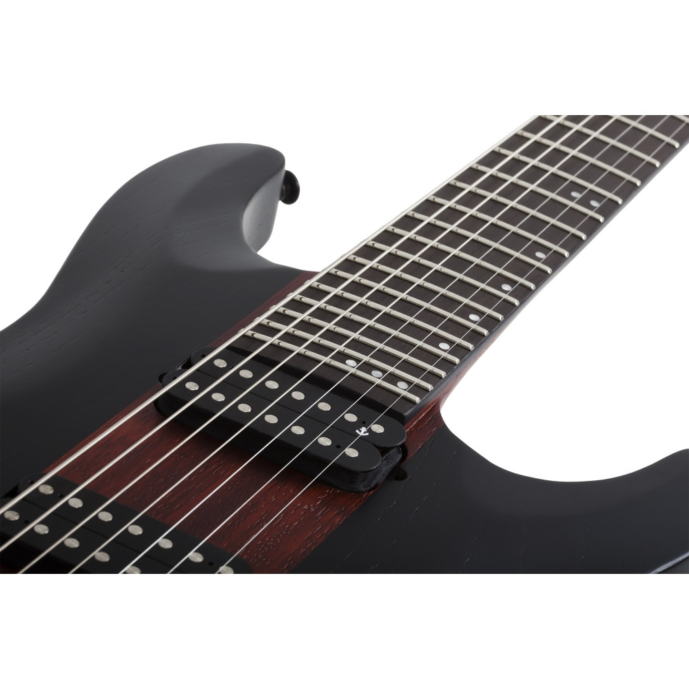 Schecter C-7 Multiscale Rob Scallon Satin Dark Roast