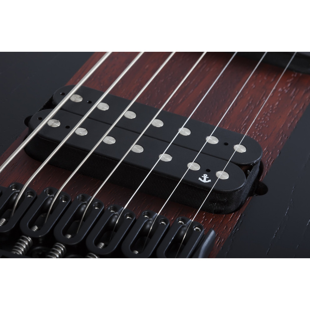 Schecter C-7 Multiscale Rob Scallon Satin Dark Roast