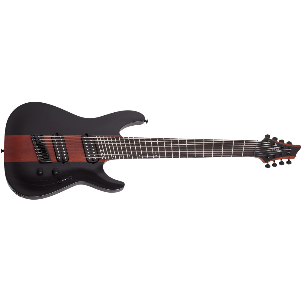 Schecter C-8 Multiscale Rob Scallon Satin Dark Roast