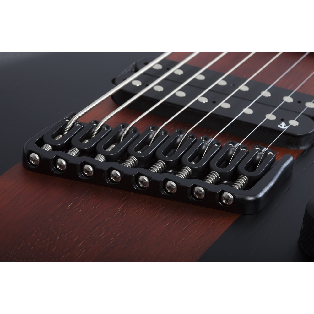 Schecter C-8 Multiscale Rob Scallon Satin Dark Roast