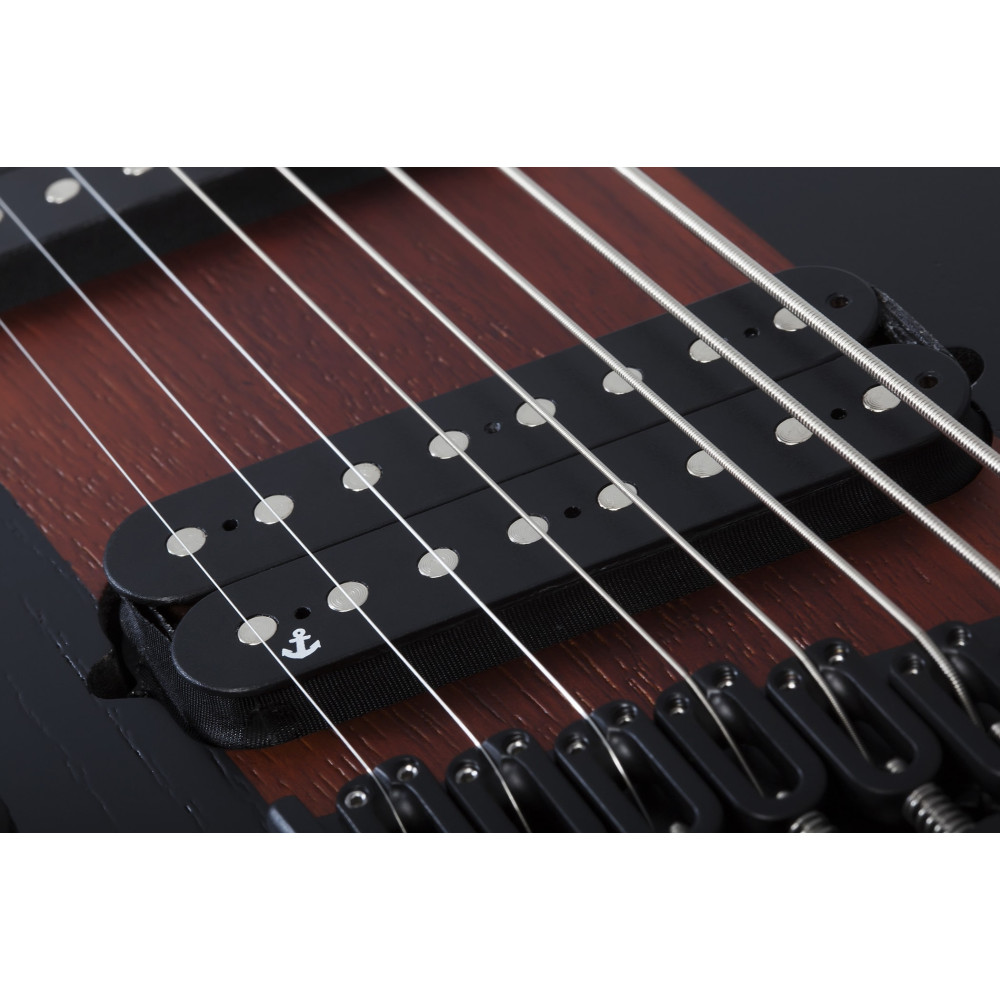 Schecter C-8 Multiscale Rob Scallon LH Satin Dark Roast