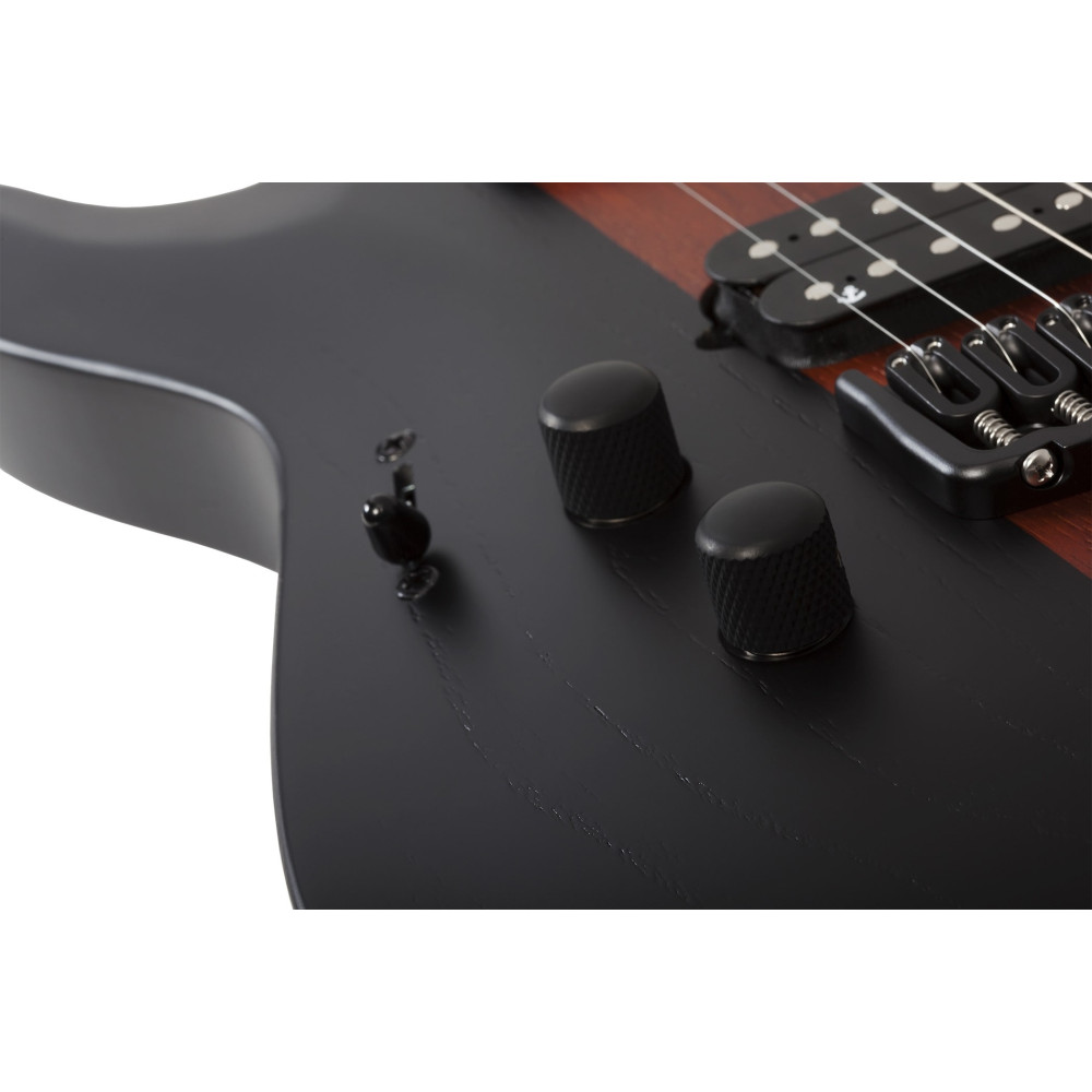 Schecter C-8 Multiscale Rob Scallon LH Satin Dark Roast
