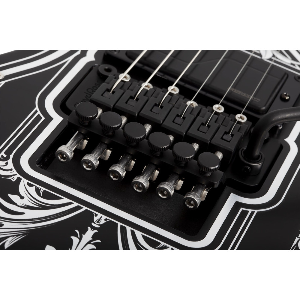 Schecter E-1 FR Przym Palladium Gloss Black