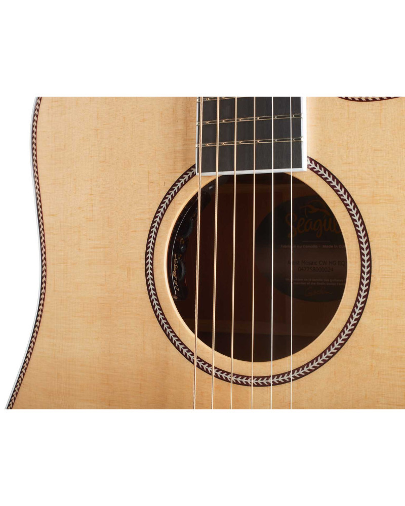 Seagull Artist Mosaic CW HG EQ