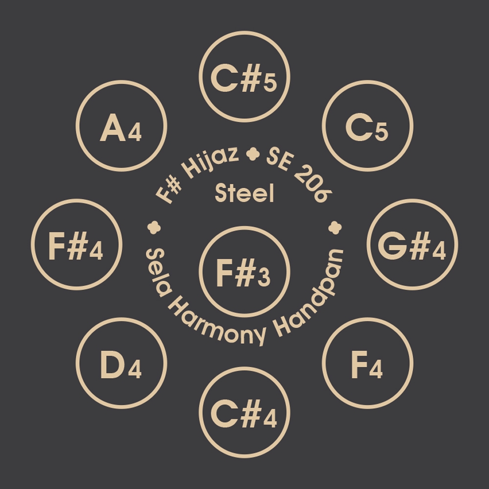 Sela Harmony Handpan F# Hijaz