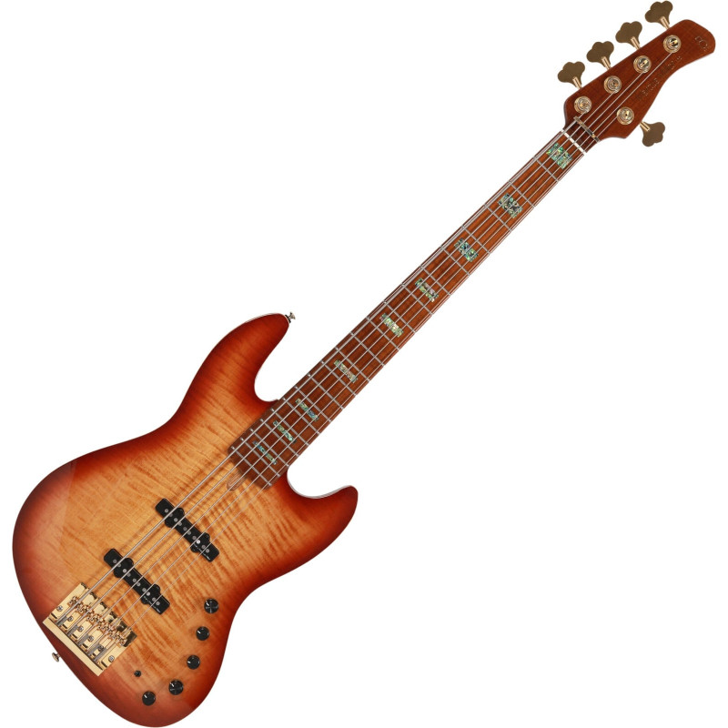 Sire Marcus Miller V10 DX-5 Tobacco Sunburst 5-strunová basgitara
