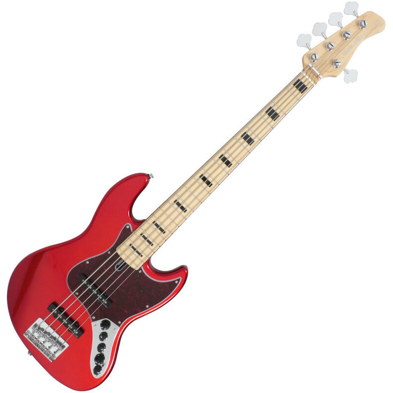 Sire Marcus Miller V7 Vintage Ash-5 2nd Gen Bright Metallic Red 5-strunová basgitara
