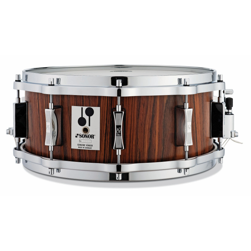 Sonor D 515 PA Phonic Reissue Snare Drum 14" x 5.75", Beech, Die-Cast Hoops, Rosewood Semi-Gloss