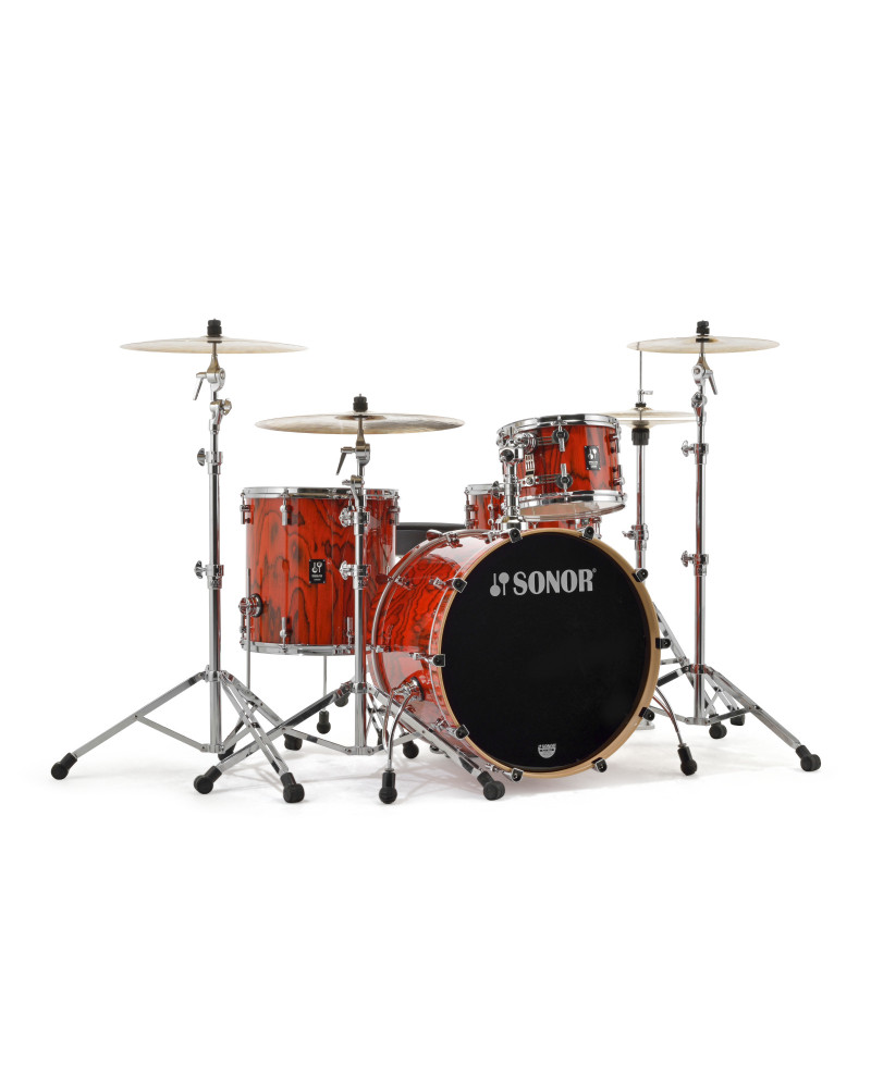 Sonor ProLite 322 Shell Set With Mount Fiery Red