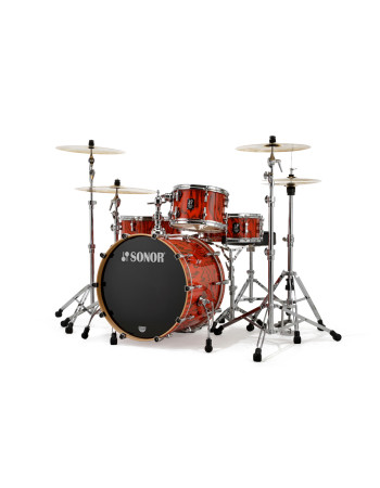 Sonor ProLite 322 Shell Set With Mount Fiery Red