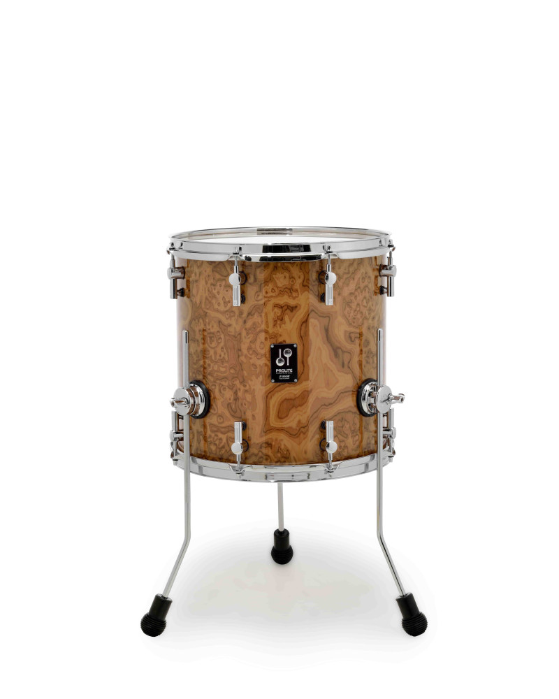 Sonor ProLite 1616 Floor Tom 16" x 16", Maple, Chocolate Burl