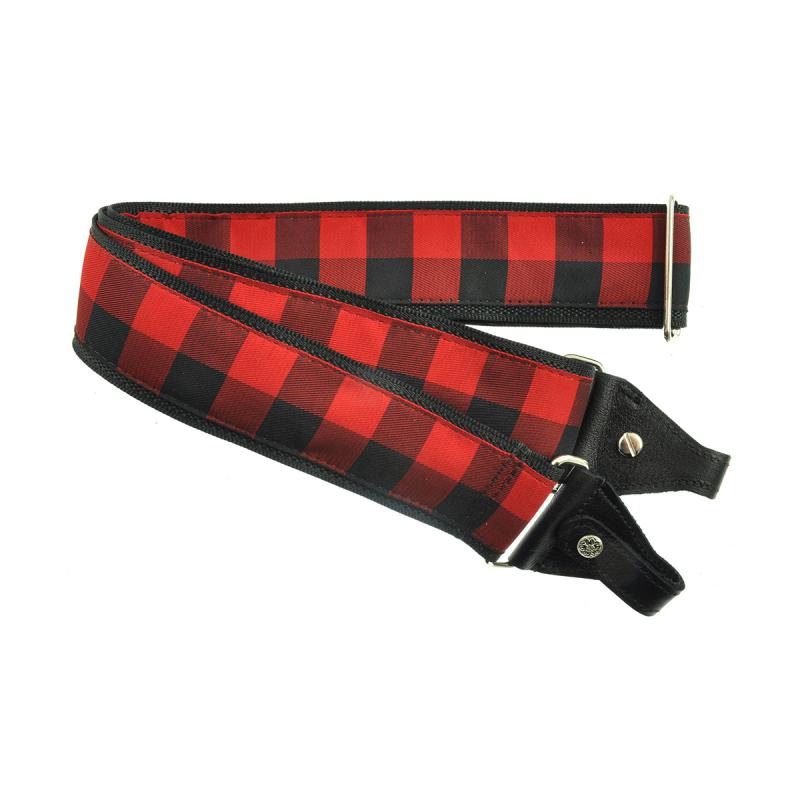 Souldier Banjo Strap Buffalo Plaid - Red/Black (BJC0988BK04BK)
