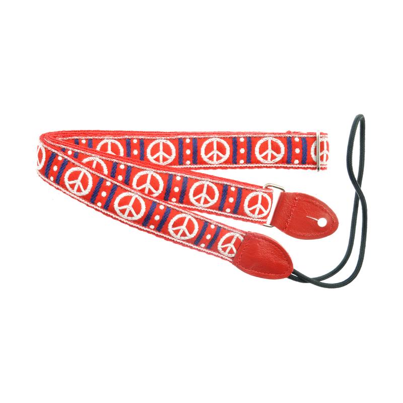 Souldier Mandolin Strap Peace - Red (FMDA0594RD04RD)