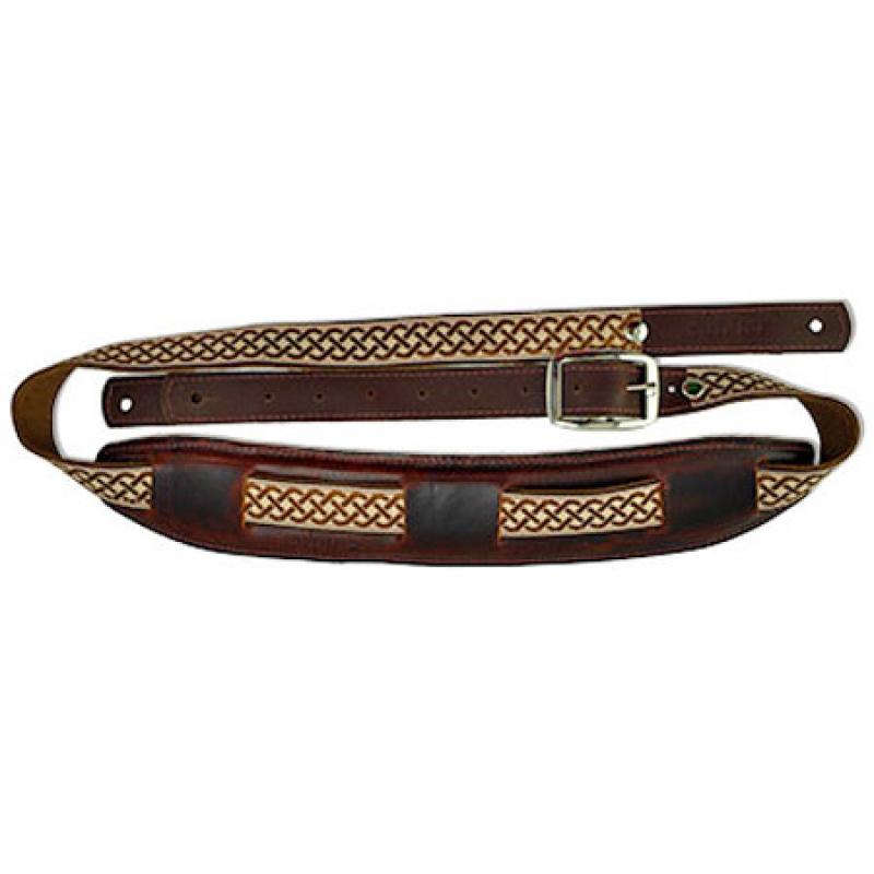 Souldier Saddle Strap - Celtic Knot - Natural (SSA0989BR02BR)